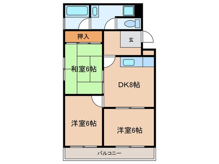 間取り図 シャトー五才美