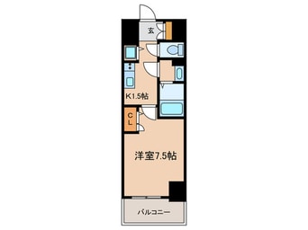間取図 エスリード大須プレシア(406)