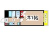 サンライズＦ＆Ｍ 1Kの間取り
