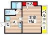 サンライズＦ＆Ｍ 1Kの間取り
