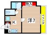 サンライズＦ＆Ｍ 1Kの間取り
