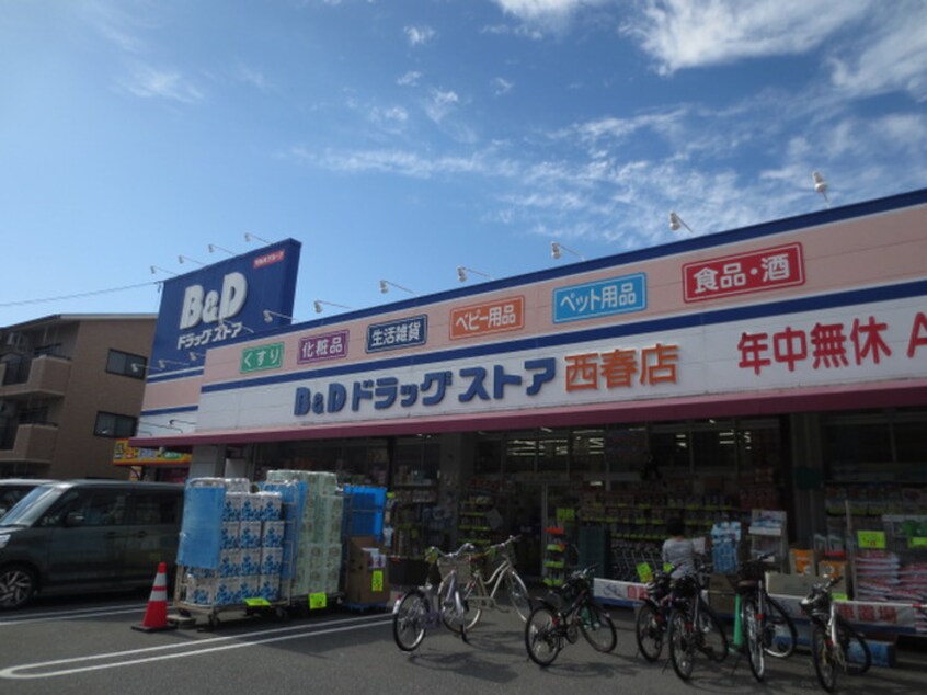 B&D　西春店(ドラッグストア)まで450m カサベルデ師勝