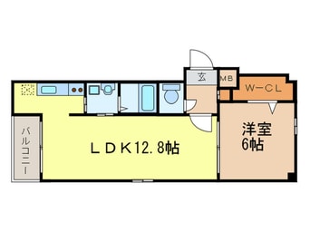 間取図 吹上アパ－トメント