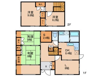 間取図 千種区香流橋戸建