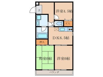 間取図 ハイツ浅井