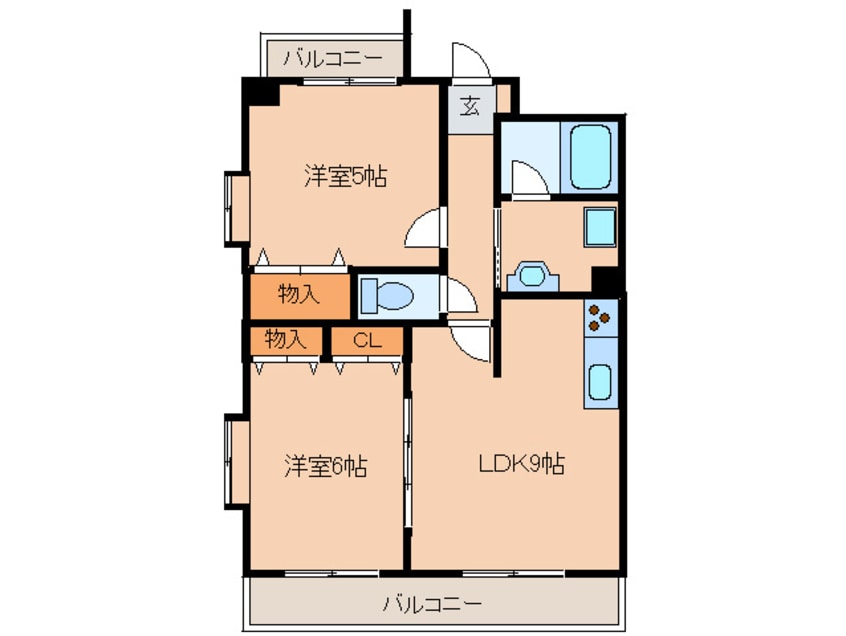 間取図 ビバリ－ヒルズ