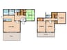多加木戸建 4LDKの間取り