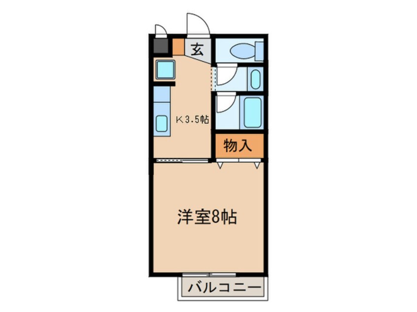 間取図 Surplus One サニービレッジ