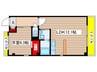 イストリア牧ノ原 1LDKの間取り