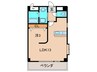 スカイコ－ト マ－ヴィアイ 1LDKの間取り