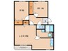 マンションCats eye 2LDKの間取り