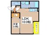 jack motoshibatanishi I 1LDKの間取り