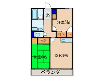 間取図 ラフォ－レ甚目寺