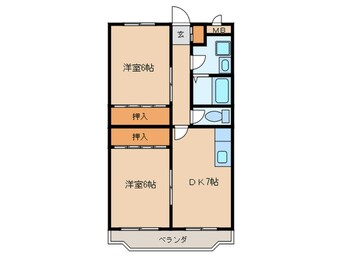 間取図 サンライズマンション