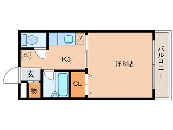 間取図 ﾄﾞミールイースト