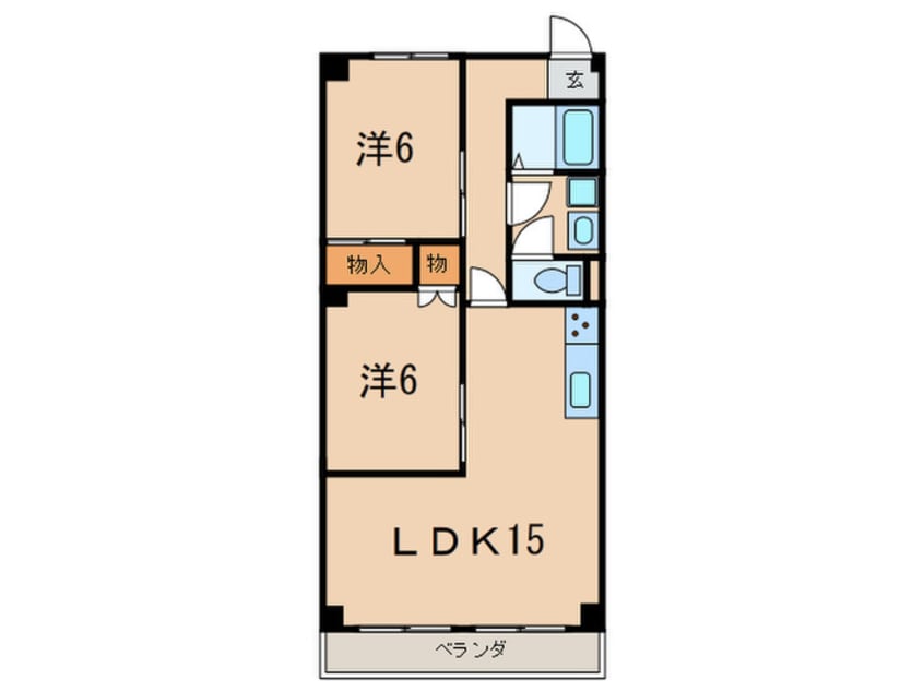 間取図 ラ・ベルサンテ