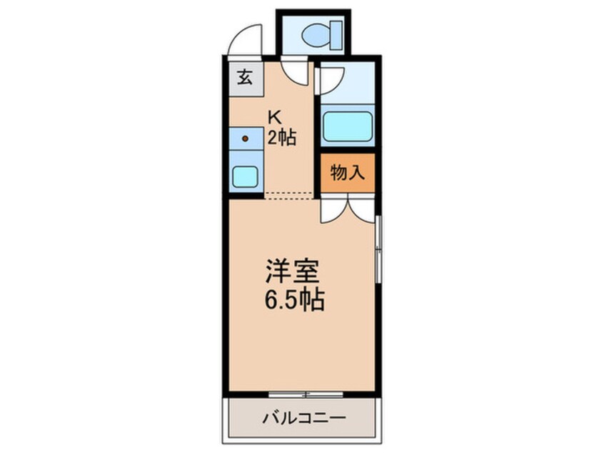 間取図 ノアール築地
