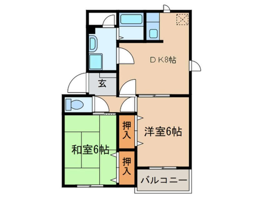 間取図 ハイツブロ－ド