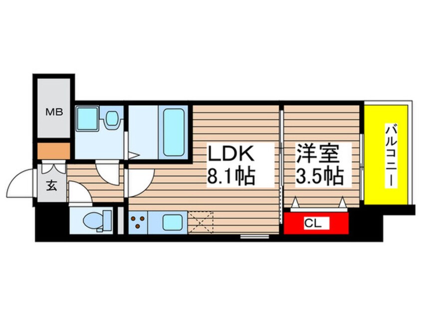 間取図 リシュドール大須