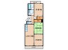 マンションひえい 3LDKの間取り