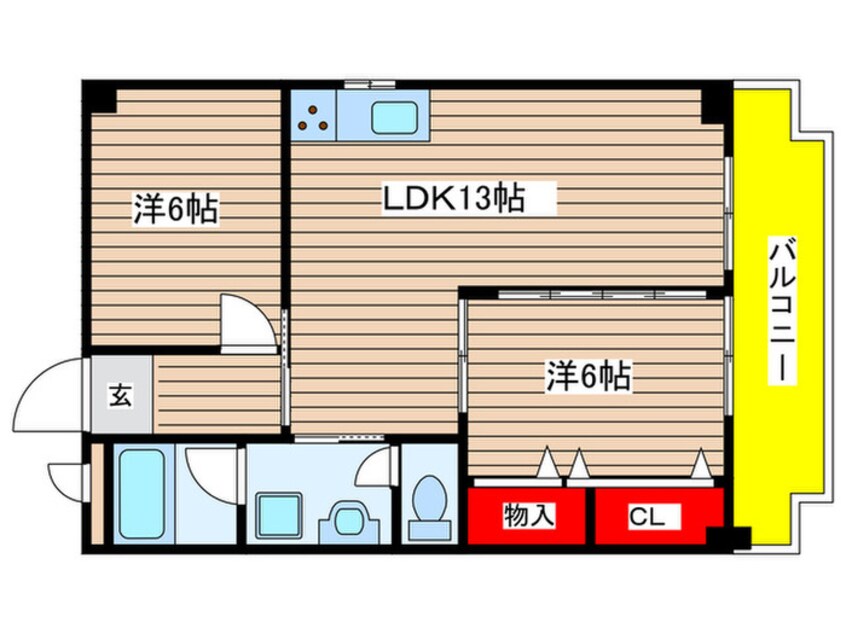 間取図 三鉦マンション