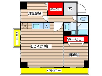 間取図 フォレスティア桜山(306)