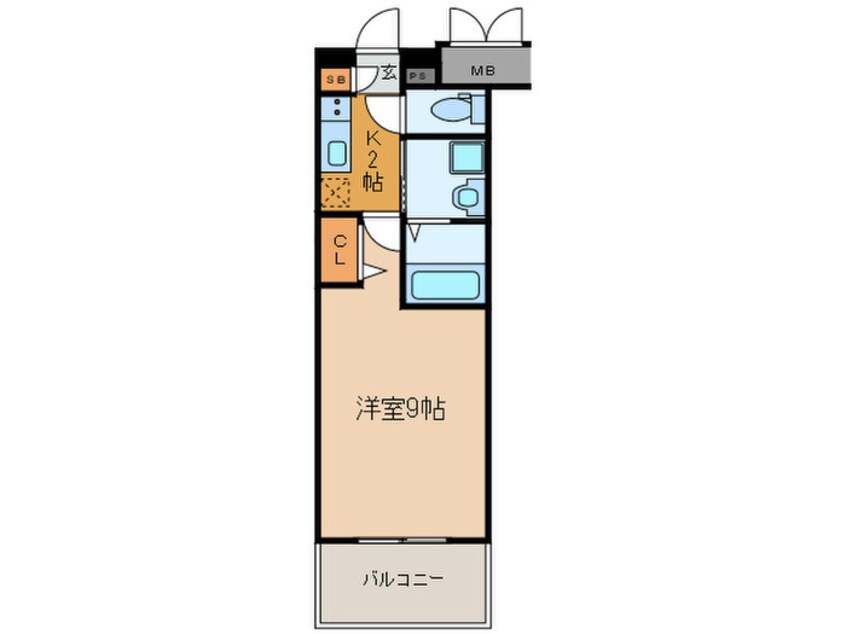 間取図 パルティール浅間町