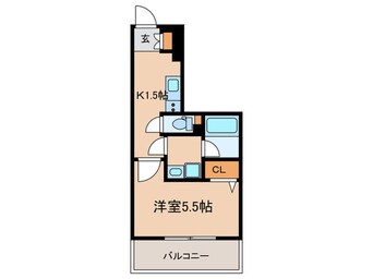 間取図 ﾃﾞｨｱﾚｲｼｬｽ大須観音Ⅲ(603)