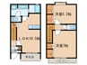 メゾン　ド　ル　シエル　ブリュ 2LDKの間取り