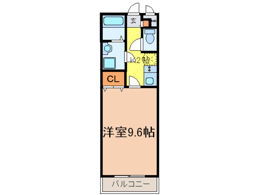 間取図 ｱﾝﾌﾟﾙ-ﾙﾘ-ﾌﾞﾙ　ｻﾝ・ｽﾃ-ｼﾞ
