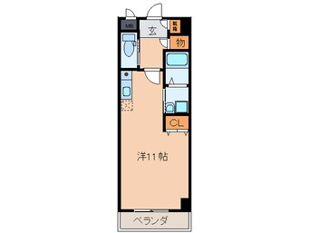 間取図 セントラルスクエア岩倉