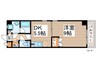 ロジェ桜本町 1DKの間取り