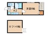 アーバンコート大曽根 1Kの間取り