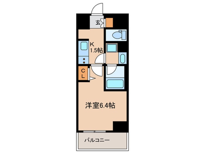 間取り図 ﾃﾞｨｱﾚｲｼｬｽ大須観音Ⅲ(804)