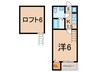 サンシティ 1Kの間取り