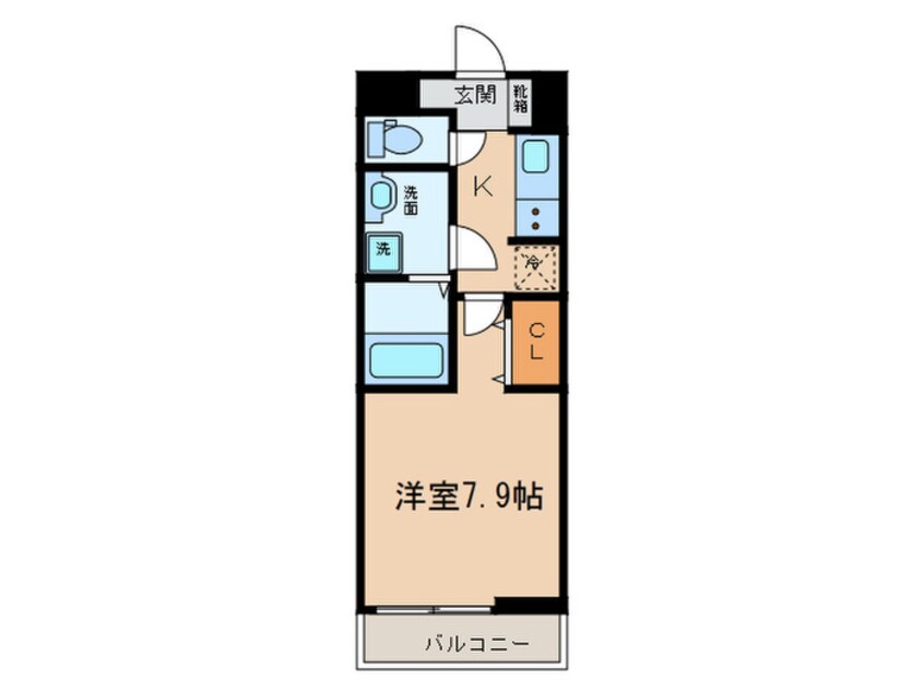 間取図 クレール幸