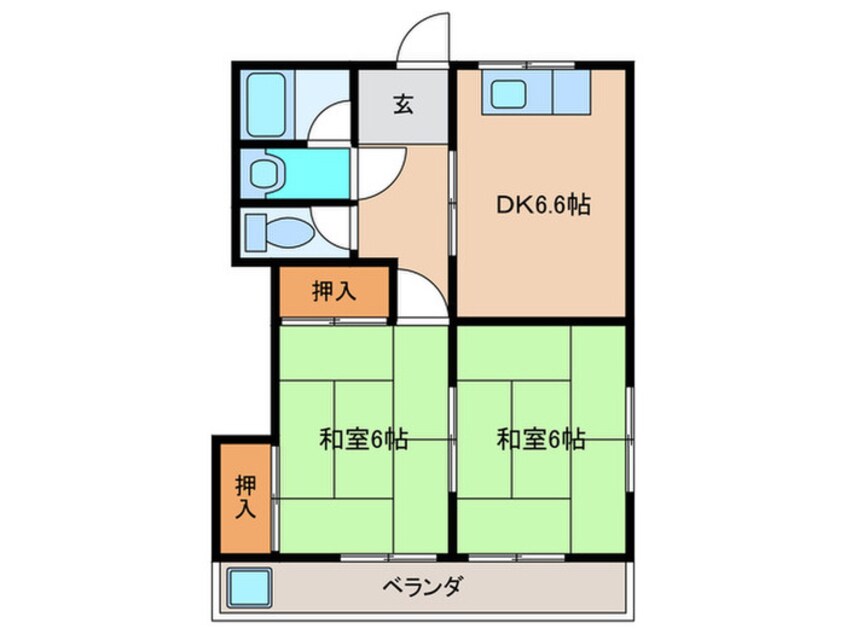 間取図 ルミエール稲垣