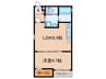 ESPRE　Nakamurakoen 1LDKの間取り