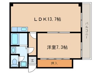 間取図 ＷＥＳＴ　ＣＲＥＥＫ