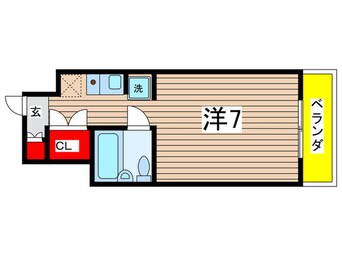 間取図 コスモシティ88