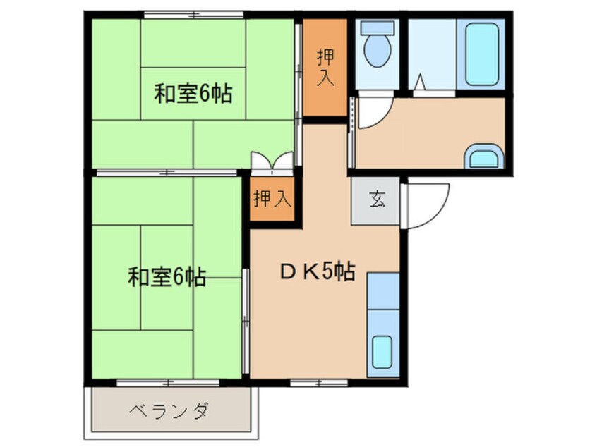 間取図 テロソンマンション