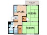 テロソンマンション 2DKの間取り