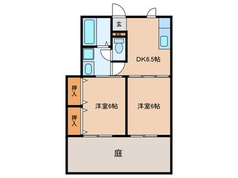 間取図 ラルジュ・パルテール