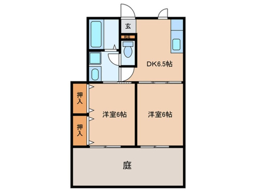 間取図 ラルジュ・パルテール