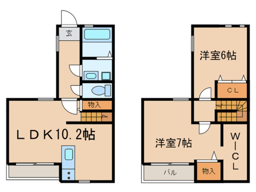 間取図 ラ・カーサ