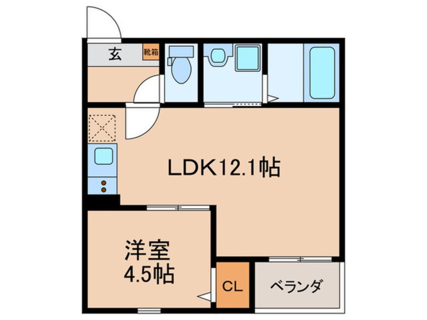 間取図 Jack aichiⅠ