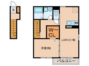 間取図 オンディ－ヌ