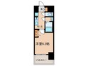 ﾌﾟﾚｻﾝｽ名古屋ﾙｸｿﾘｱ(307)の間取図