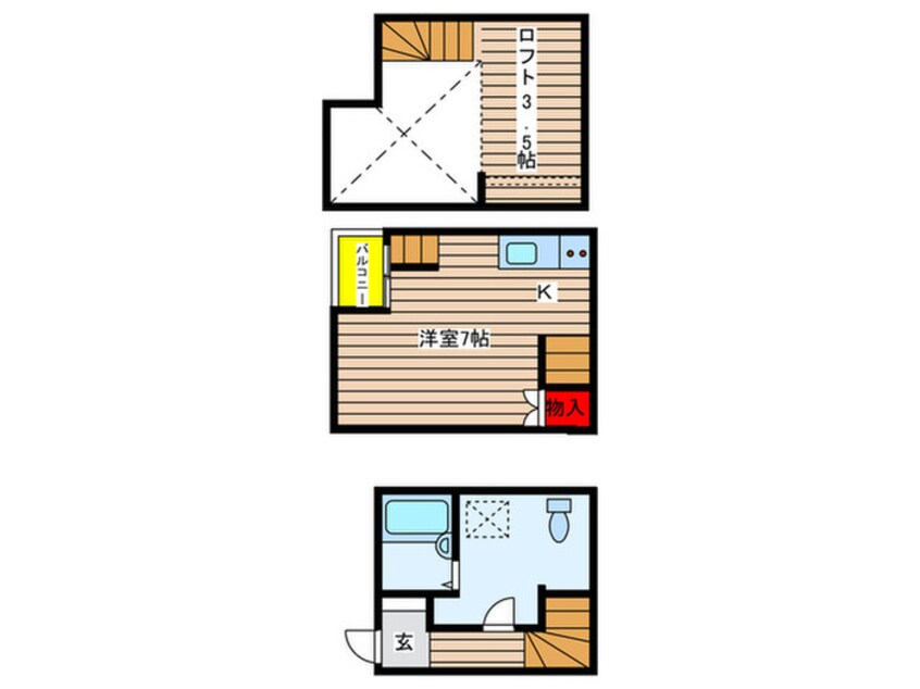 間取図 アコモ鳴海