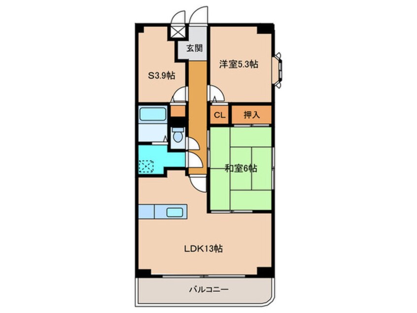 間取図 サニーシャトー